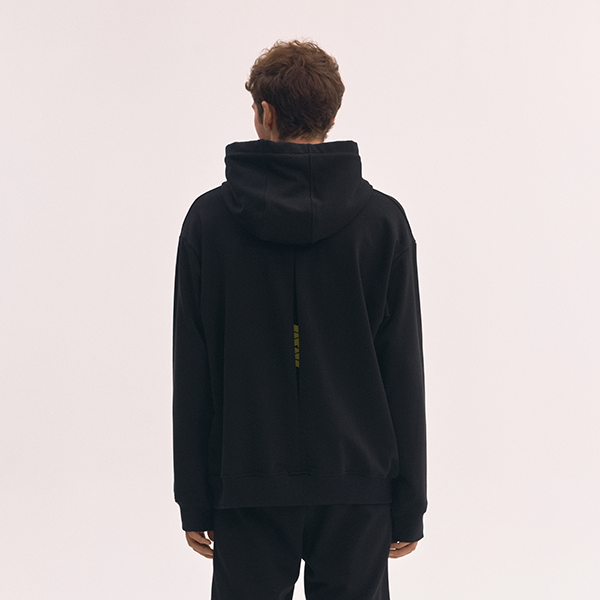 Oversize Hoodie Logo Black