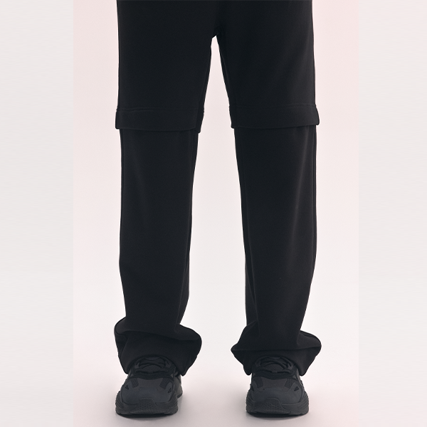 Layered Pants Black