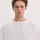 Oversize Paneled T-Shirt Ivory