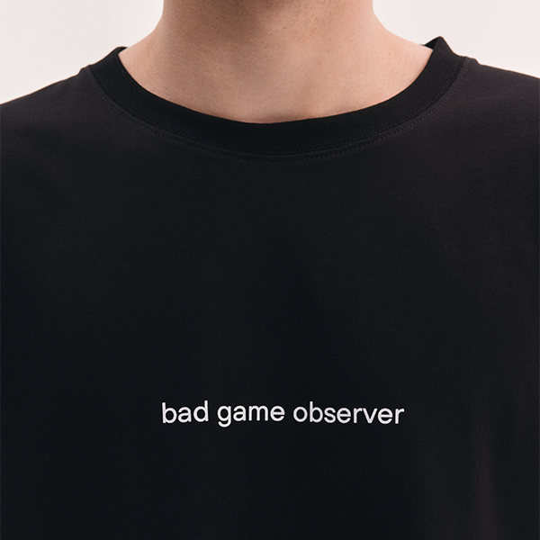 Bad game observer футболка чорна