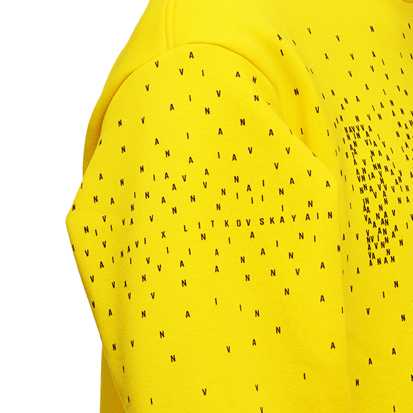 Oversize Sweatshirt NAVI x LITKOVSKAYA Yellow
