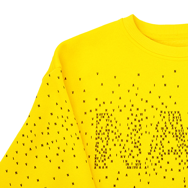 Oversize Sweatshirt NAVI x LITKOVSKAYA Yellow