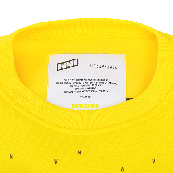 Oversize Sweatshirt NAVI x LITKOVSKAYA Yellow