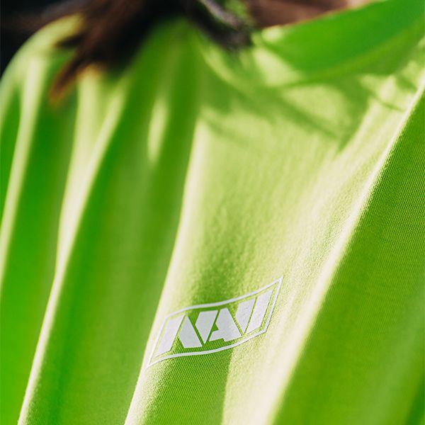 Оверсайз футболка Basic We Зелена (white logo)