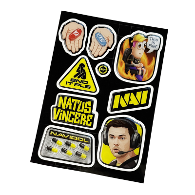 Набір наліпок NAVI 2026