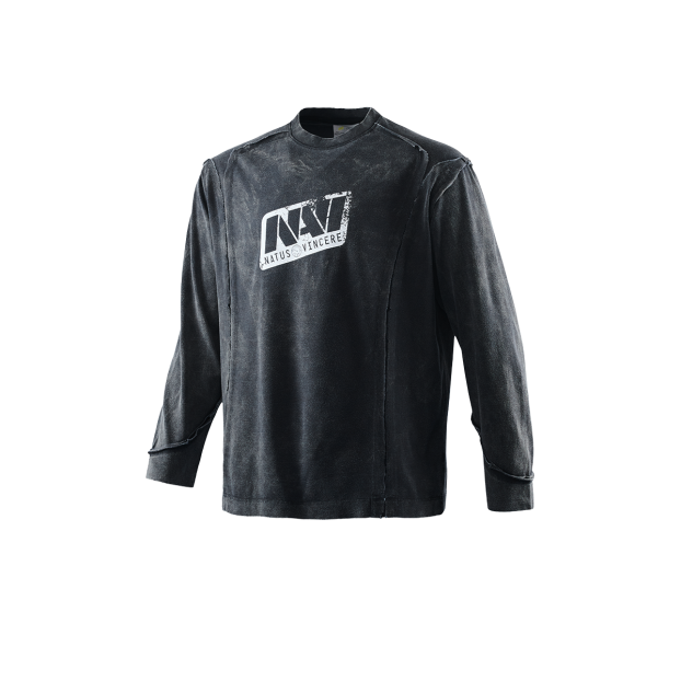 Grey Vintage Longsleeve NAVI x LITKOVSKA 2.0