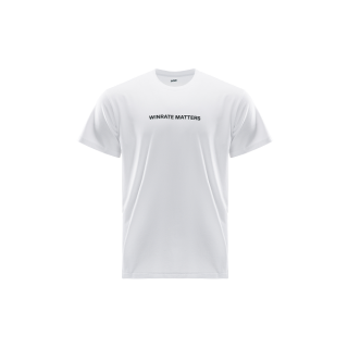 Winrate Matters T-Shirt Beyaz