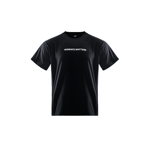 Winrate metters T-shirt Black