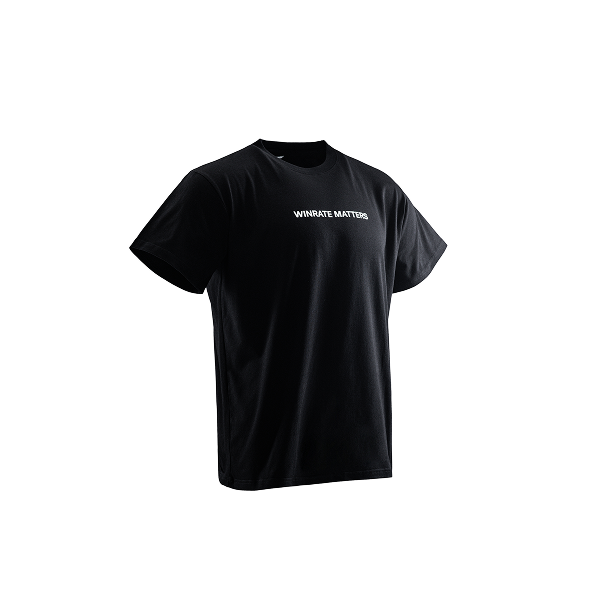 Winrate metters T-shirt Black