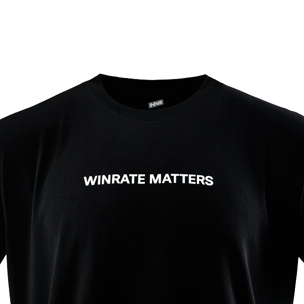 Winrate metters T-shirt Black