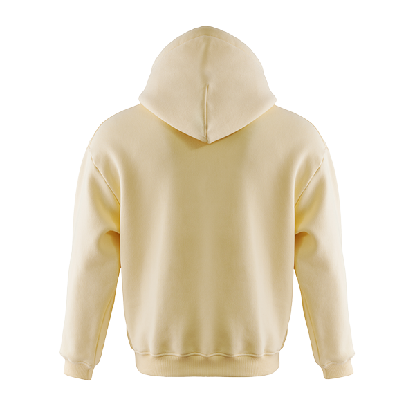 Oversize hoodie Basic We pale yellow
