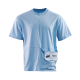 Оверсайз футболка Basic We Голуба з кишенею