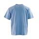 Оверсайз футболка Basic We Голубая с карманом