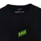 Оверсайз футболка Basic We Чорна (green logo)