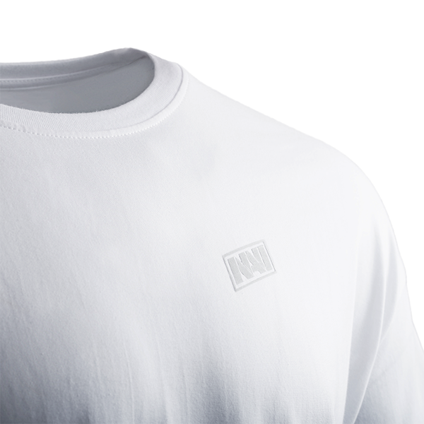 Оверсайз футболка Basic We Белая (white logo)