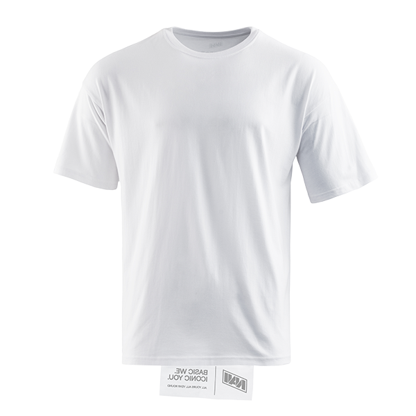 Оверсайз футболка Basic We Біла (black logo)