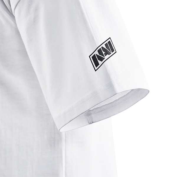 Oversize t-shirt Basic We white (black logo)