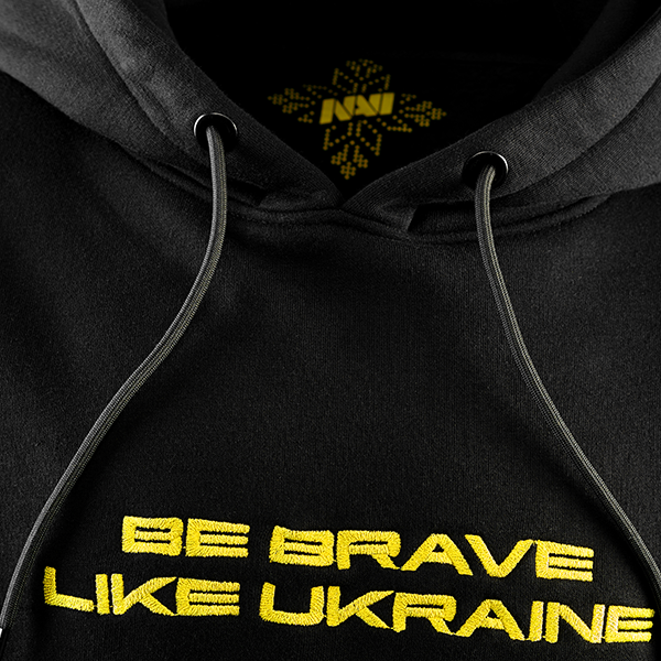 Oversize hoodie Brave We Be Brave Like Ukraine