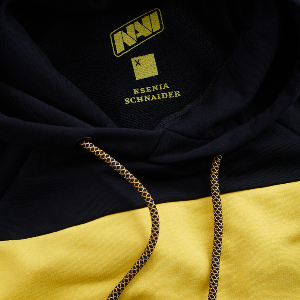 Oversized NAVI x KSENIASCHNAIDER hoodie with squares